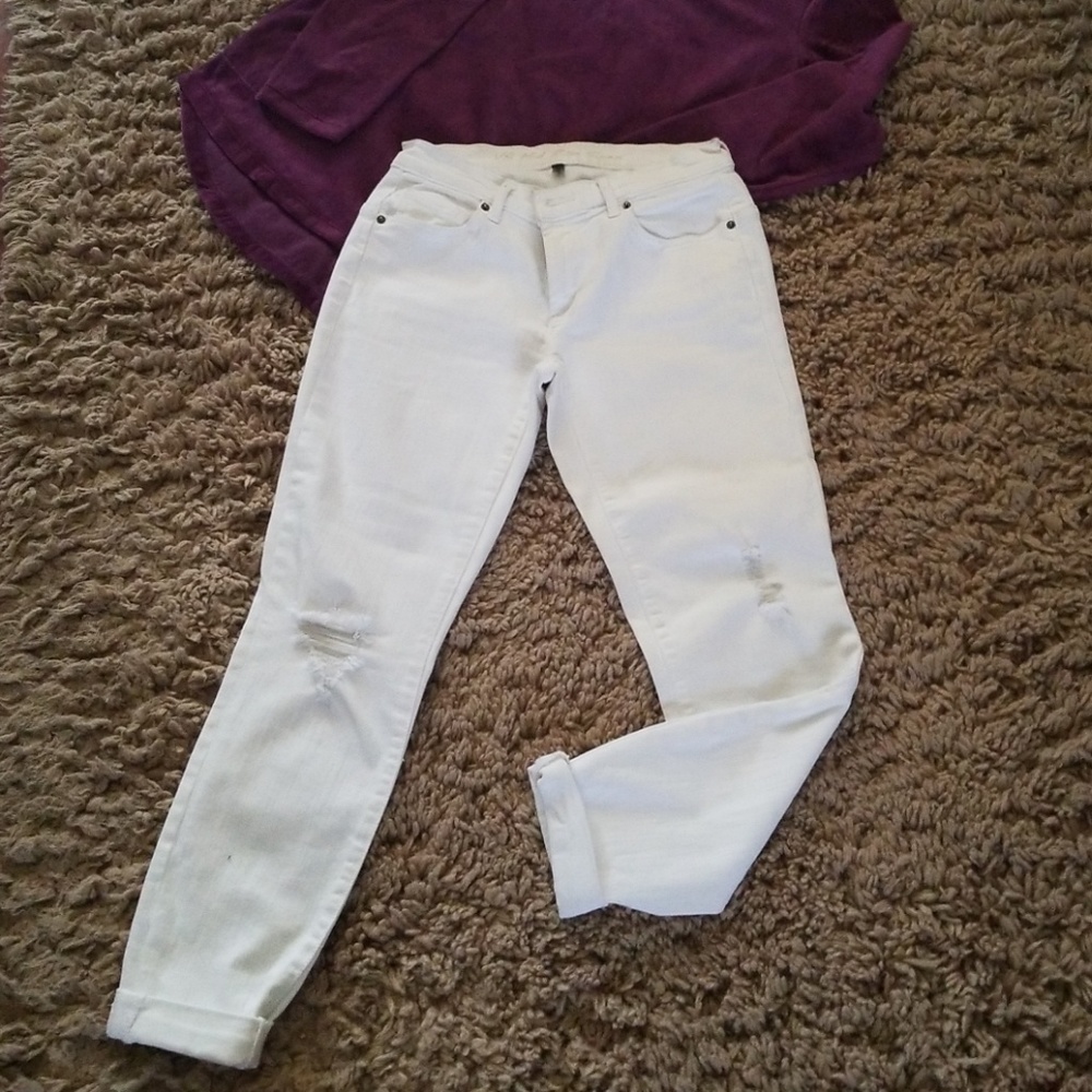 VS Mid rise siren jeans in white